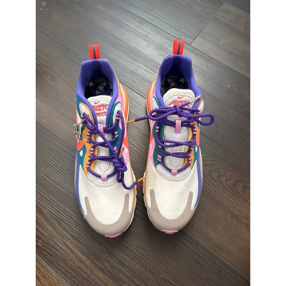 Nike Air Max 270 React Bauhaus Multi-Color Mens Sneakers CT2203-400 US 9.5